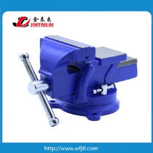 Super-light duty Bench Vice With Anvil Swivel