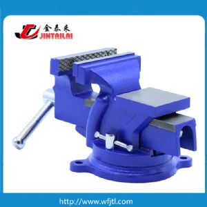 French Type Bench Vise With Anvil Swivel