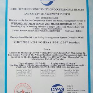 Occupational health and safety management system